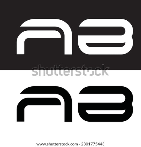 monogram logo , initial logo, letter logo design , text logo