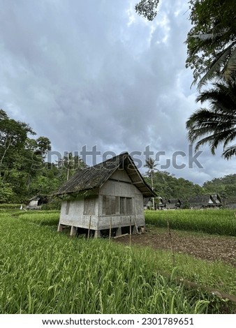 a traditional house of Kampung Naga, Tasikmalaya, West Java, Indonesia