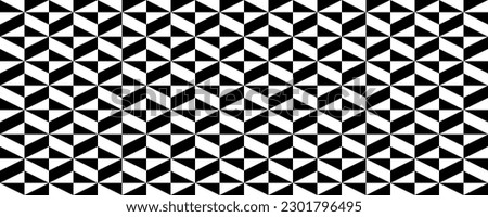 Seamless geometric rhombus pattern. Black white ethnic diamond repeating background. Decorative lattice ornament background. Modern textile fabric design template. Contemporary vector print wallpaper Royalty-Free Stock Photo #2301796495