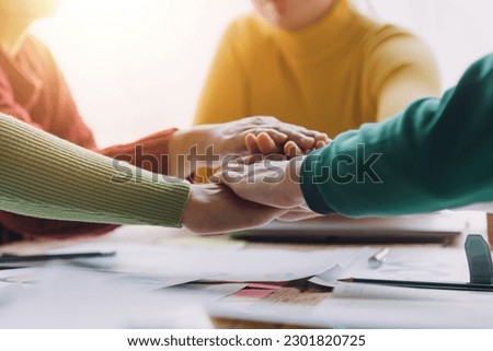 Businesswoman handshake and business people. Successful business handshake concept.