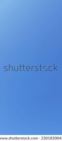 View of a cloudless sky during the day
