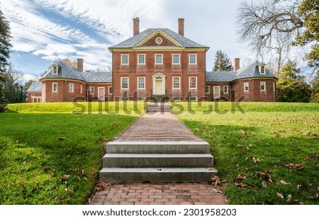 Montpelier Mansion, Museum in South Laurel, Maryland Royalty-Free Stock Photo #2301958203