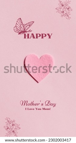 Mother day card social media post 