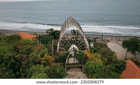 Taman Festival, the abandoned amusement park in Bali, Indonesia Royalty-Free Stock Photo #2302008379