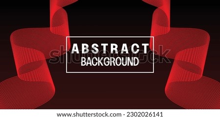 dark background, with an attractive curvy outline pattern. vector template for banner, greeting card, cover, social media, web, music.