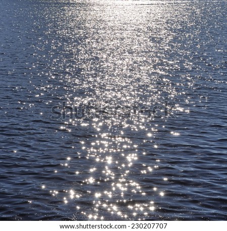 Sparkling and glistening water background