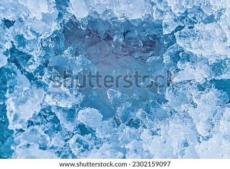 Ice cubes background, ice cube texture, ice wallpaper It makes me feel fresh and feel good. In the summer, ice and cold drinks will make us feel relaxed, Made for beverage or refreshment business. Royalty-Free Stock Photo #2302159097