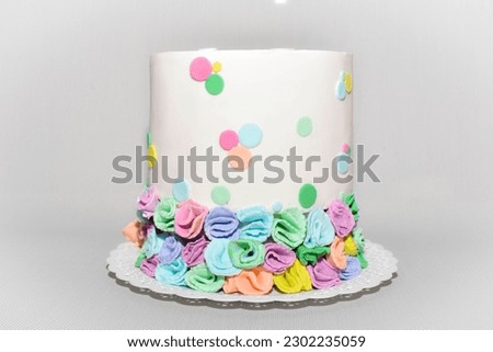 delicate cake birthday baptism wedding