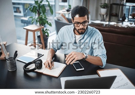 Laptop, remote work and man doing research while working on a creative freelance project at his home. Technology, reading and male freelancer planning a business strategy on computer in living room.