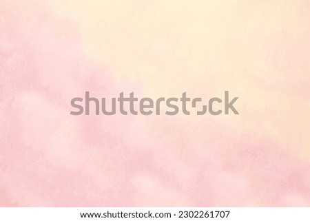 Pale light purple pink rose peach yellow vanilla white abstract watercolor. Art background for design. Color gradient, ombre. Pastel shades. Royalty-Free Stock Photo #2302261707
