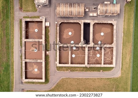 Methane plant aerial picture with drone.  Small plant in rural area.  Located in Mineral County, West Virginia near Patterson Creek.