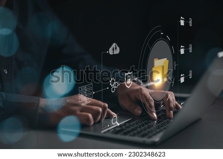 file manager, document, folder, information, management, system, storage, multimedia, file, transmission. typing to open file manager and looking for folder. system and document going to transmission.