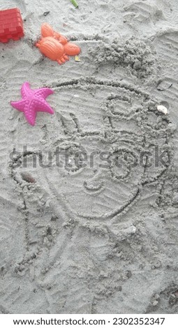 cute girl sand pictures :3