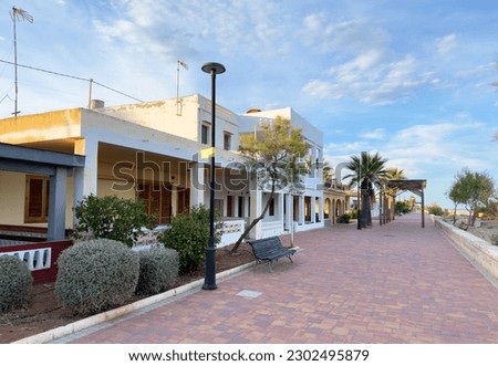 House on coastline. Real Estate Penthouse apartments. Residential building on Beachfront. Suburb house at sea. Villa at Spain seaside. Coast Home in residential area at shore. Waterfront vacation home