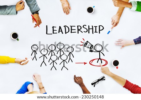 Hands on Whiteboard with Leader Concepts Royalty-Free Stock Photo #230250148