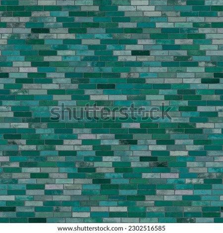 colored brick wall seamless texture. wallpaper, maps or background for modeling and decoration