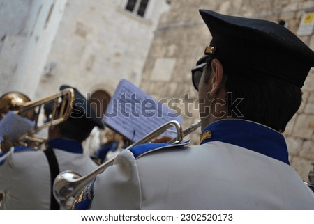 musician playing trumpet during an event