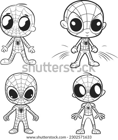  Our coloring pages feature four lovable Spiderman characters that are perfect for kids of all ages.