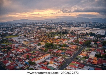 Aerial View of San Jose, Costa Rica