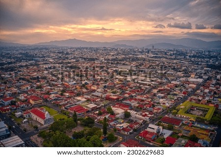 Aerial View of San Jose, Costa Rica