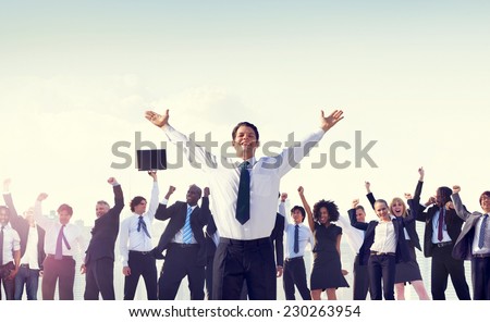 Business People Corporate Success Concept Royalty-Free Stock Photo #230263954