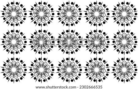 pattern with black pattern elements