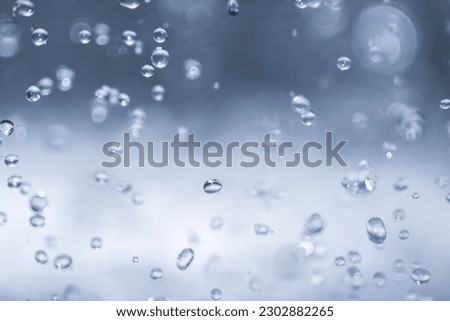 Photo of beautiful water droplets