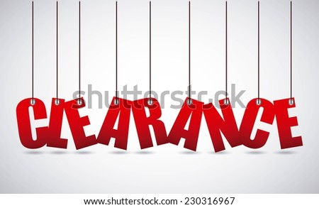 clearance graphic design , vector illustration Royalty-Free Stock Photo #230316967