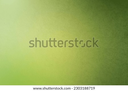Soft olive dark green mixed color gradation with light pale green paint on blank craft environments friendly recycled cardboard box paper texture background with space design with minimal style Royalty-Free Stock Photo #2303188719