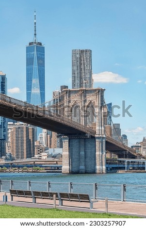 The skyline of New York City, United States Royalty-Free Stock Photo #2303257907
