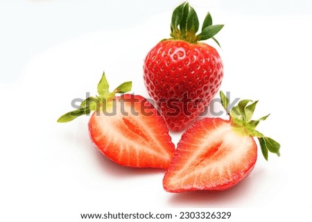 fresh delicious strawberry on white background studio shot 7