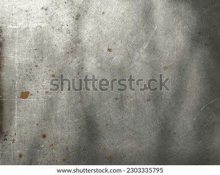Metal steel grunge surface with rust and shadow light