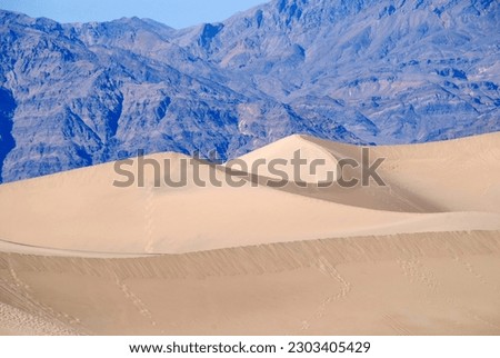 sand dunes near Stovepipe Wells in Death Valley National Park Royalty-Free Stock Photo #2303405429