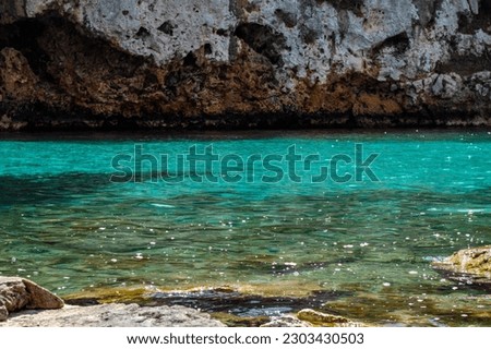 mediterranean, coastline, seawater, landscape, cliff