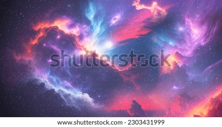 Abstract fantasy deep cosmos. Galaxy, cosmos background.