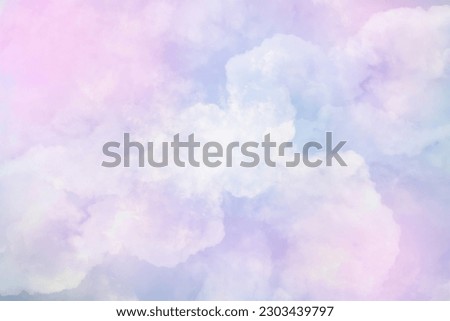 watercolor gradient pastel background clouds abstract, wallpaper heaven Royalty-Free Stock Photo #2303439797