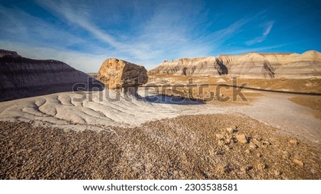 Painted Desert | Blue Mesa Trail, Petrified Forest National Park, Arizona, USA Royalty-Free Stock Photo #2303538581