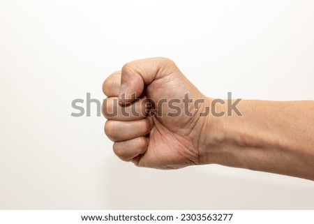 a picture of a clenched fist
