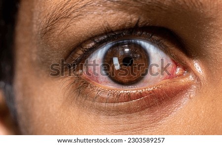 macro image of human eye, beautiful eyes, indian human eye, close up Royalty-Free Stock Photo #2303589257