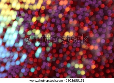 Purple, Green and Red Abstract Blur Bokeh Background 