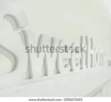 wall decoration for laying keys on a white background