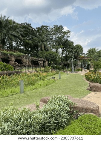 natural beauty garden in Malaysia 