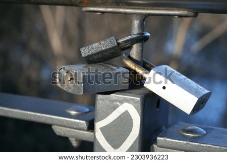 Key and metal lock of various shapes