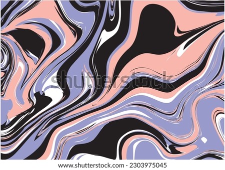 Liquid marble texture waves.marbling pattern, pink, purple, and black wallpaper graphic design.Wavy Swirl Seamless Pattern Groovy Background, Wallpaper, Print, fabric.