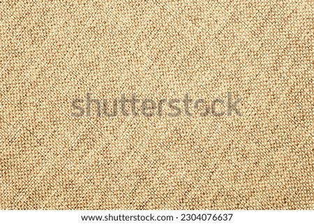 linen fabric texture, natural sackcloth tablecloth as background. Royalty-Free Stock Photo #2304076637