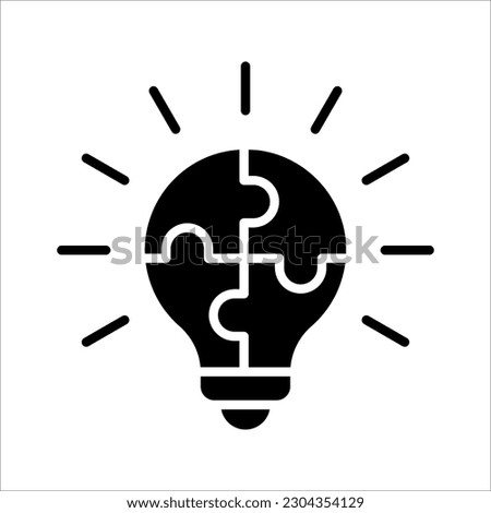 problem solving icon. business line icon style. vector illustration on white background Royalty-Free Stock Photo #2304354129
