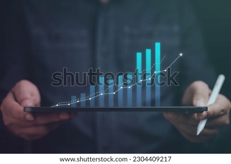data scientist analyzed the data to identify trends and patterns. Royalty-Free Stock Photo #2304409217