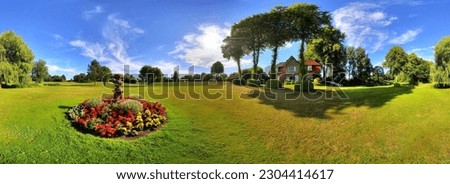 Panorama wallpaper, 360 picture, landscape, render background, view