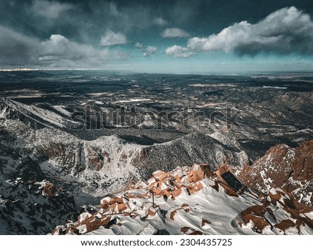Pikes peak located in manitou springs colorado Royalty-Free Stock Photo #2304435725