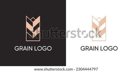 minimalist organic farm logo design